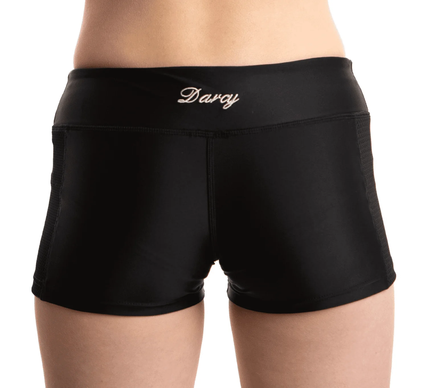Lycra Sports Mesh Shorts - BLACK - Image 3