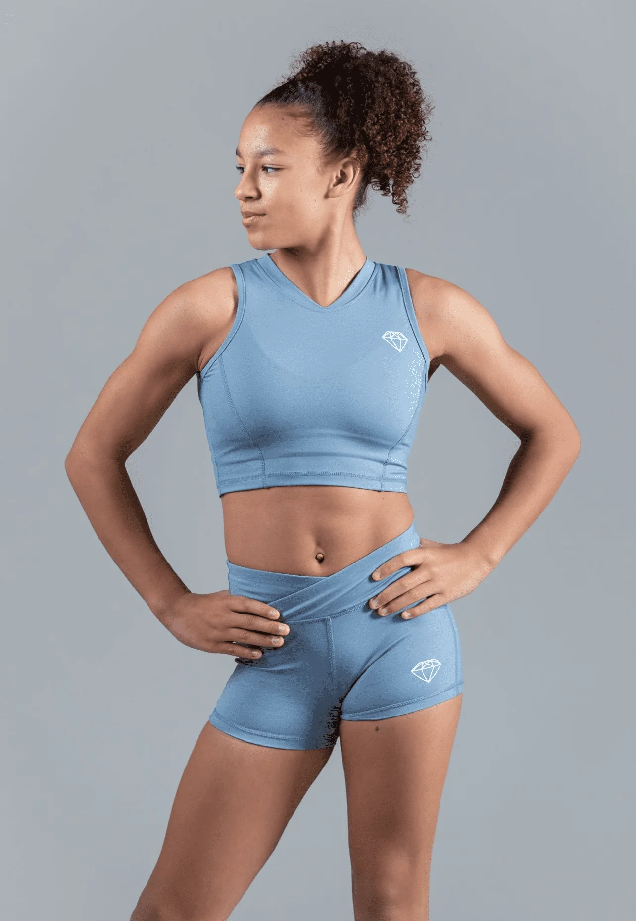 Soft Blue Sports Top - Image 4