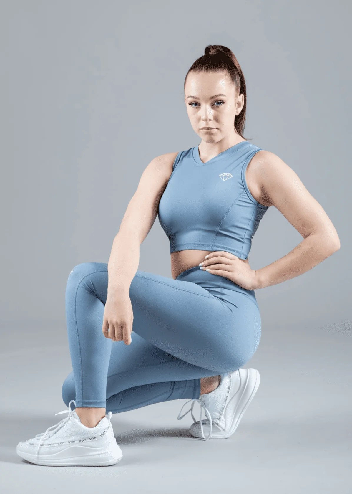 Soft Blue Sports Top - Image 5