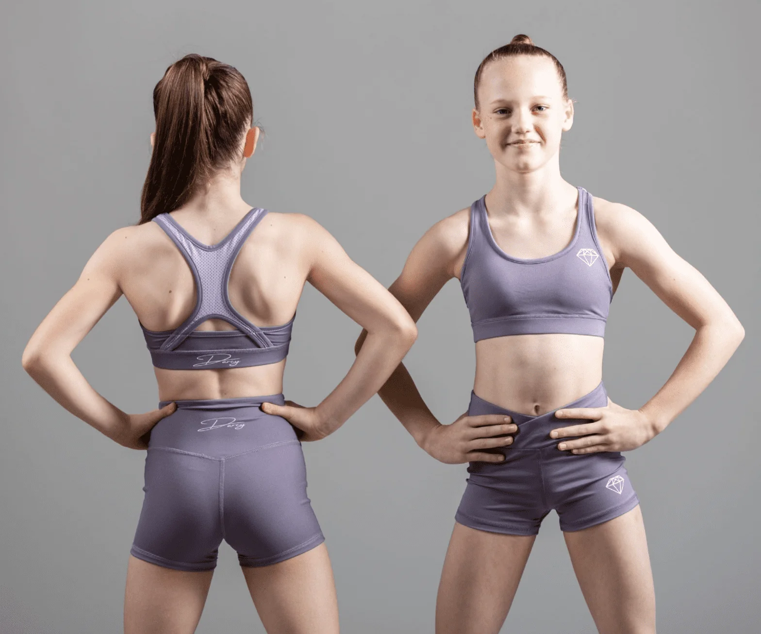 Soft Lilac Sports Crop Top - Image 10