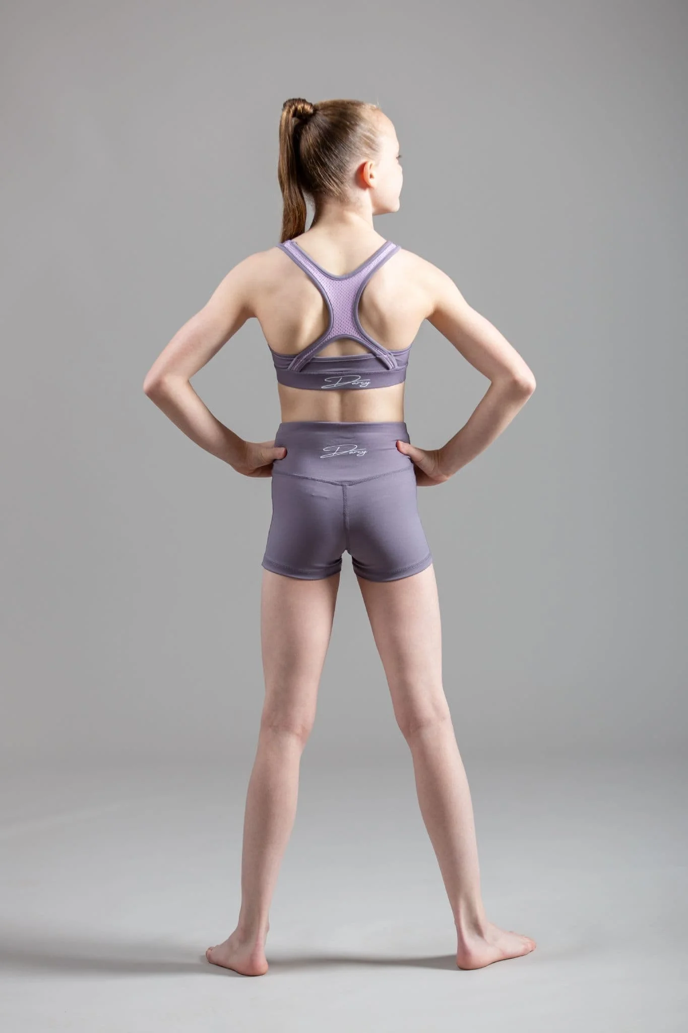 Soft Lilac Sports Crop Top - Image 12
