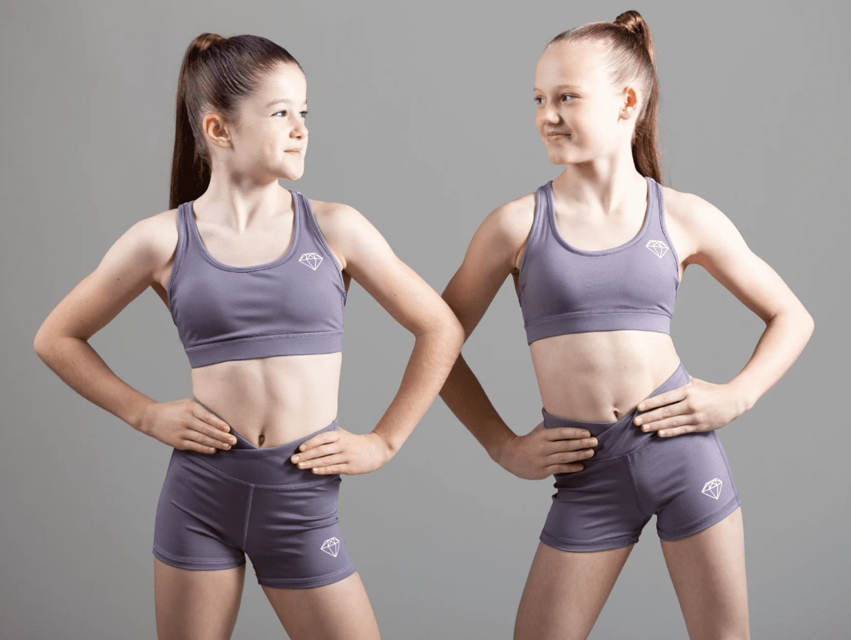 Soft Lilac Sports Shorts - Image 4